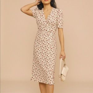 Rouje Gabin Dress , Size 38 Rosita Ecru